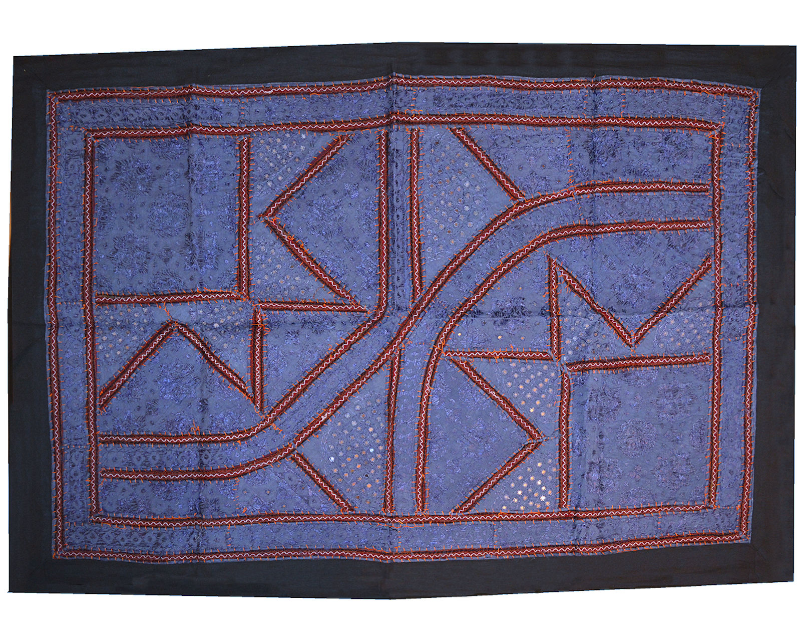 Wandbehang Wandteppich Indien Patchwork Goa Hippie Yoga Deko Asien